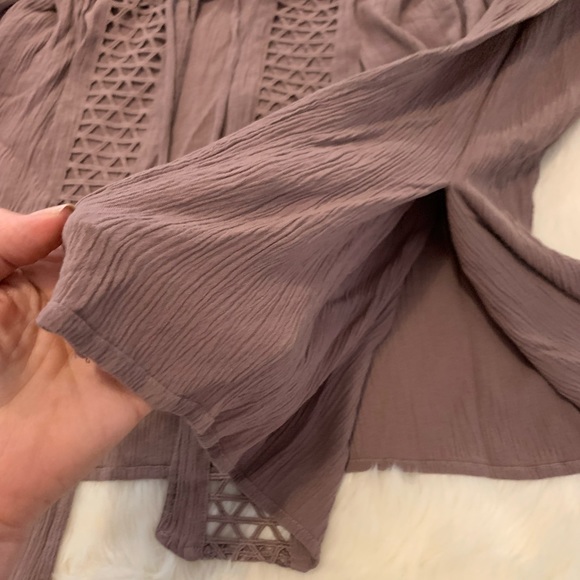 SYKE Joy KIMONO Mauve Swim Cover-up One Size Tassel Tie - Picture 11 of 15